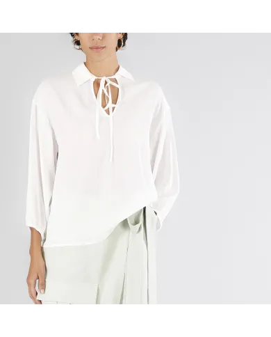 CafèNoir Blusa Bianco - Glamour Calzature