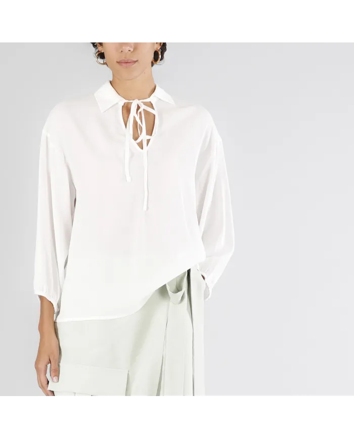 CafèNoir Blusa Bianco - Glamour Calzature