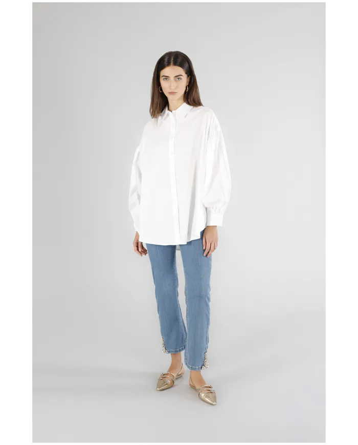 CafèNoir Camicia Bianco - Glamour Calzature CafèNoir Camicia Bianco - Glamour Calzature