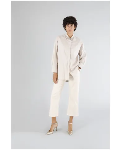 CafèNoir Camicia Beige - Glamour Calzature CafèNoir Camicia Beige - Glamour Calzature
