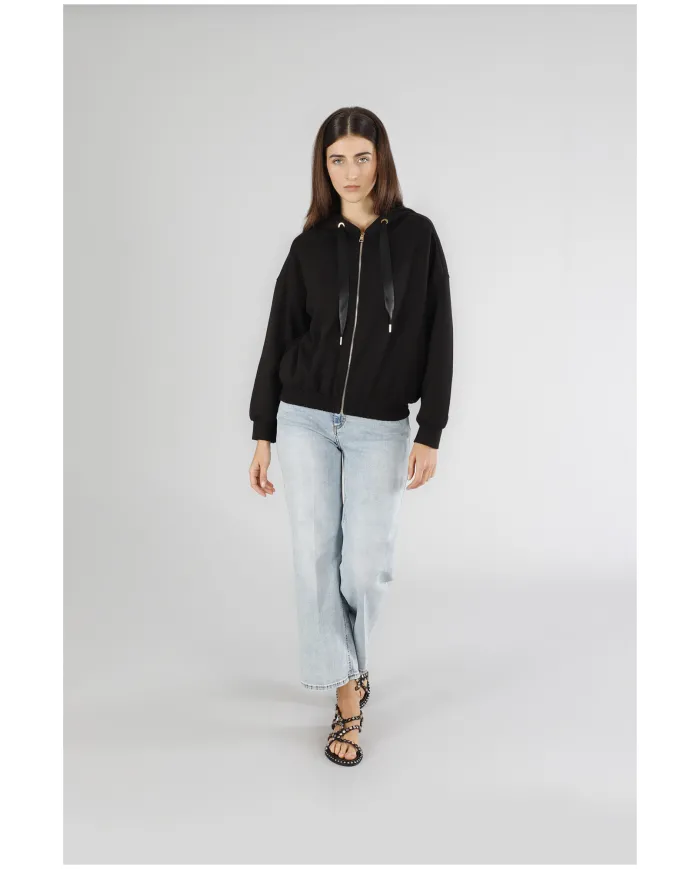 CafèNoir Felpa Nero - Glamour Calzature