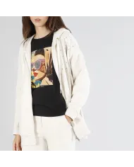 CafèNoir Felpa Avorio - Glamour Calzature