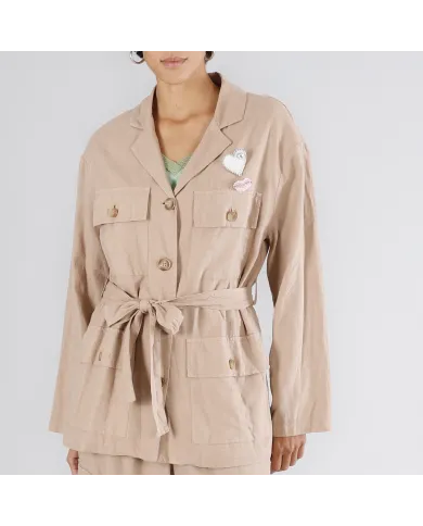 CafèNoir Jacket Beige - Glamour Calzature