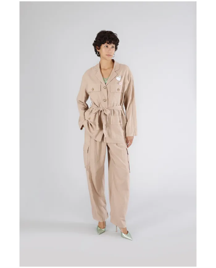 CafèNoir Jacket Beige - Glamour Calzature