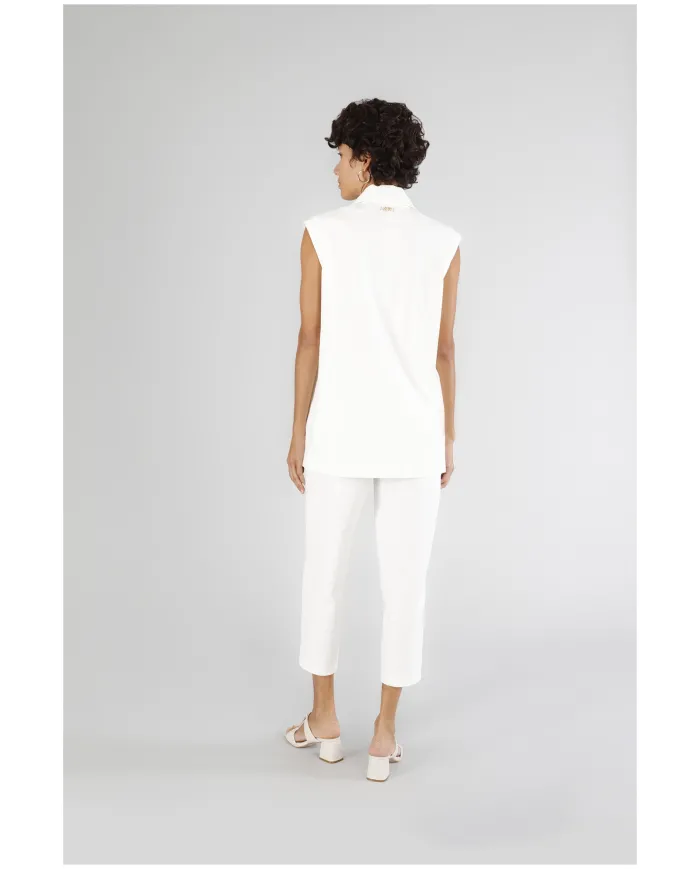 CafèNoir Gilet Bianco - Glamour Calzature CafèNoir Gilet Bianco - Glamour Calzature