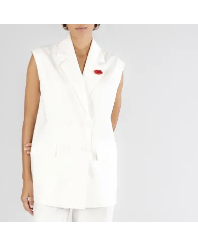 CafèNoir Gilet Bianco - Glamour Calzature CafèNoir Gilet Bianco - Glamour Calzature