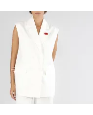 CafèNoir Gilet Bianco - Glamour Calzature