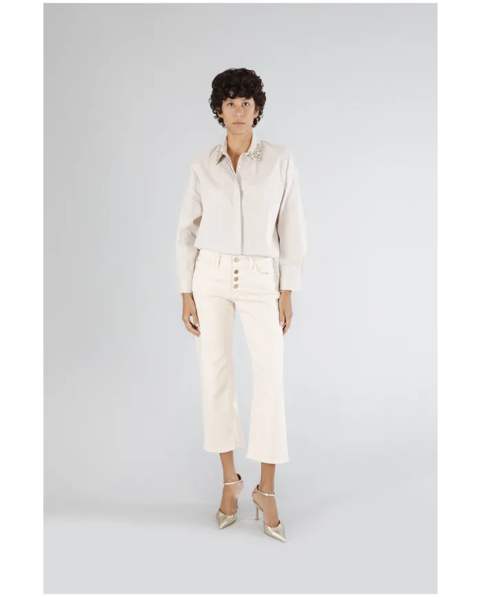 CafèNoir Pantalone Beige - Glamour Calzature CafèNoir Pantalone Beige - Glamour Calzature