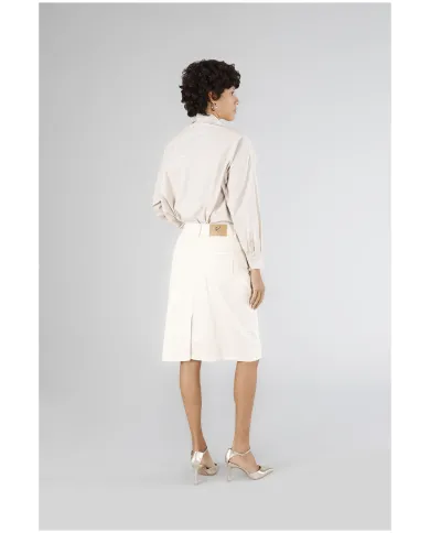 CafèNoir Gonna Avorio - Glamour Calzature