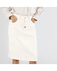 CafèNoir Gonna Avorio - Glamour Calzature