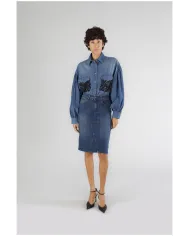 CafèNoir Gonna Blu - Glamour Calzature