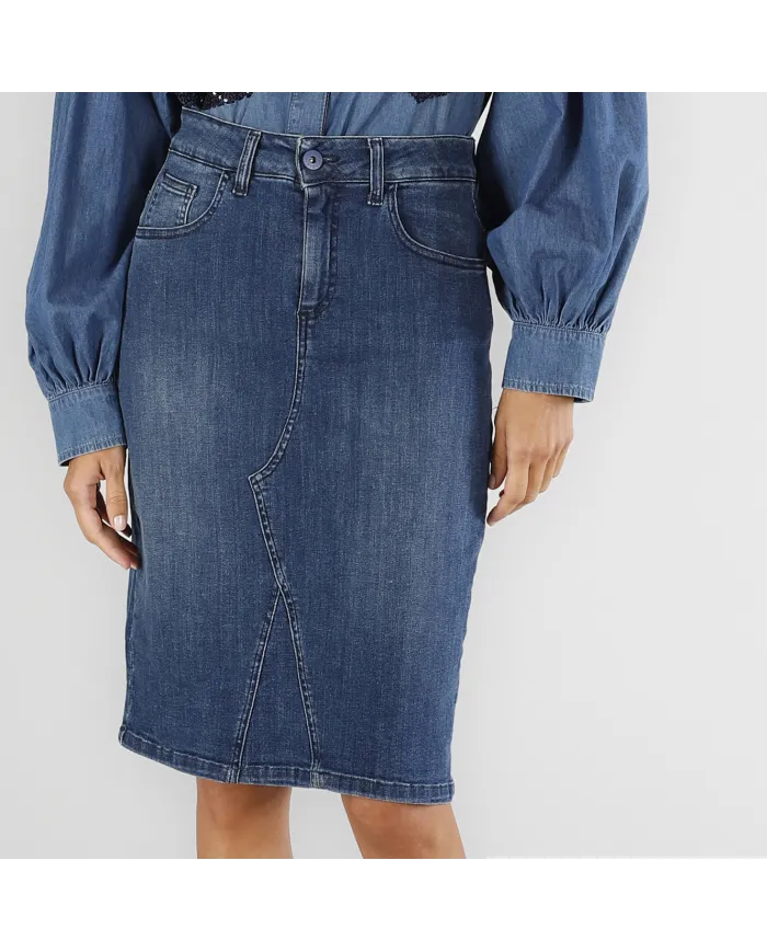 CafèNoir Gonna Blu - Glamour Calzature