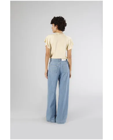 CafèNoir Pantalone Blu - Glamour Calzature CafèNoir Pantalone Blu - Glamour Calzature