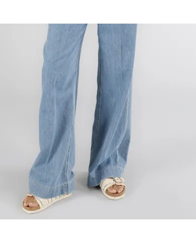 CafèNoir Pantalone Blu - Glamour Calzature CafèNoir Pantalone Blu - Glamour Calzature