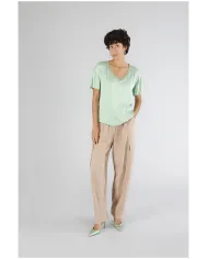 CafèNoir Blusa Verde - Glamour Calzature CafèNoir Blusa Verde - Glamour Calzature