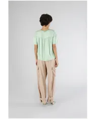 CafèNoir Blusa Verde - Glamour Calzature CafèNoir Blusa Verde - Glamour Calzature