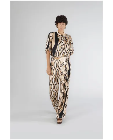 CafèNoir Pantalone Beige - Glamour Calzature CafèNoir Pantalone Beige - Glamour Calzature