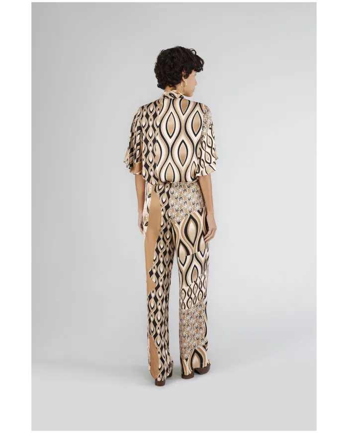 CafèNoir Pantalone Beige - Glamour Calzature CafèNoir Pantalone Beige - Glamour Calzature