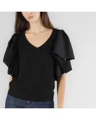 CafèNoir t-Shirt Nero - Glamour Calzature CafèNoir t-Shirt Nero - Glamour Calzature