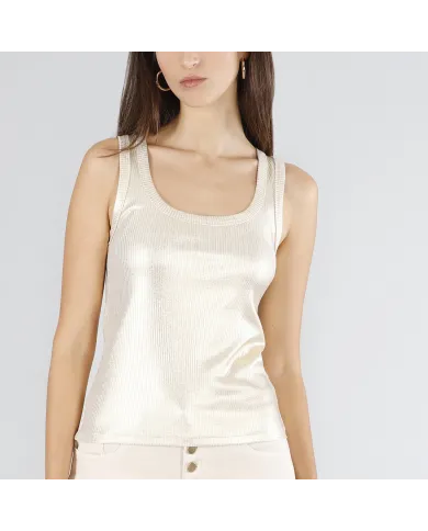 CafèNoir Canotta Oro - Glamour Calzature CafèNoir Canotta Oro - Glamour Calzature