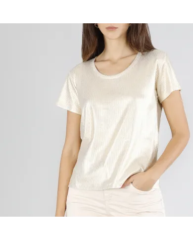 CafèNoir T-Shirt Oro - Glamour Calzature CafèNoir T-Shirt Oro - Glamour Calzature