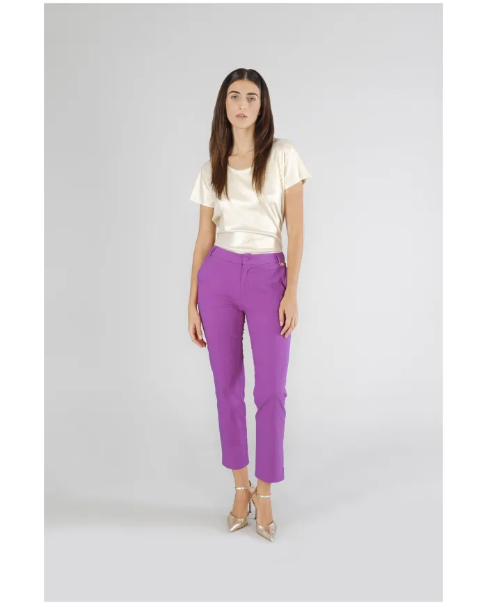 CafèNoir Pantalone Fucsia - Glamour Calzature
