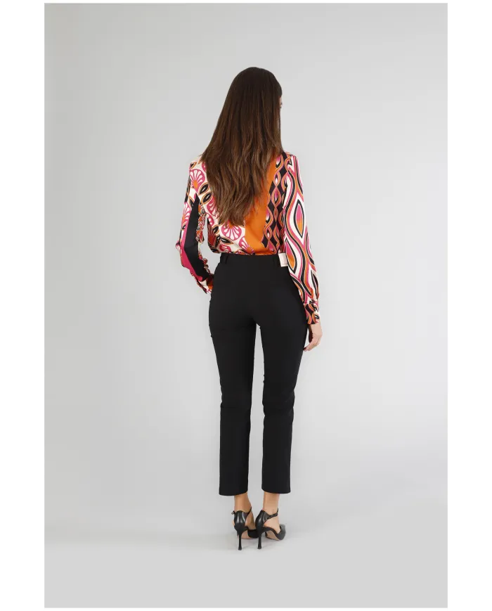 CafèNoir Pantalone Nero - Glamour Calzature CafèNoir Pantalone Nero - Glamour Calzature