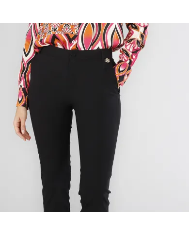 CafèNoir Pantalone Nero - Glamour Calzature CafèNoir Pantalone Nero - Glamour Calzature