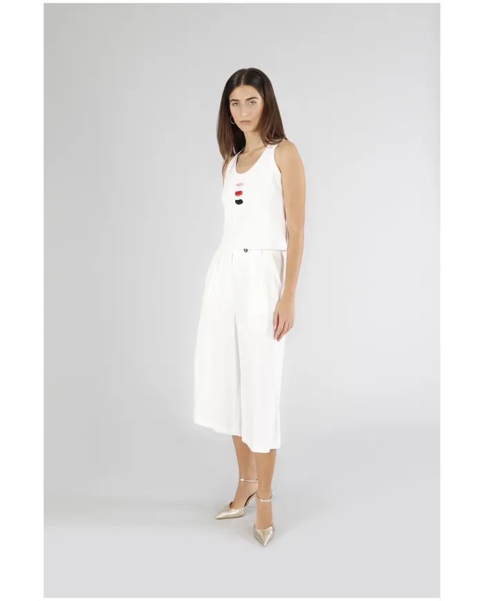 CafèNoir Pantalone Avorio - Glamour Calzature CafèNoir Pantalone Avorio - Glamour Calzature