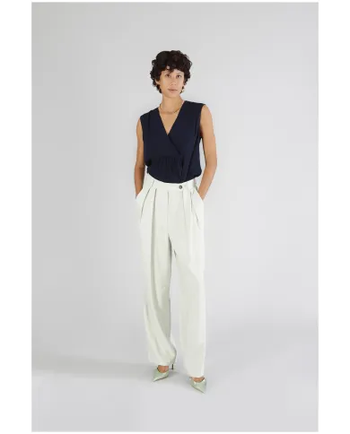 CafèNoir Pantalone Avorio - Glamour Calzature