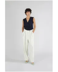 CafèNoir Pantalone Avorio - Glamour Calzature