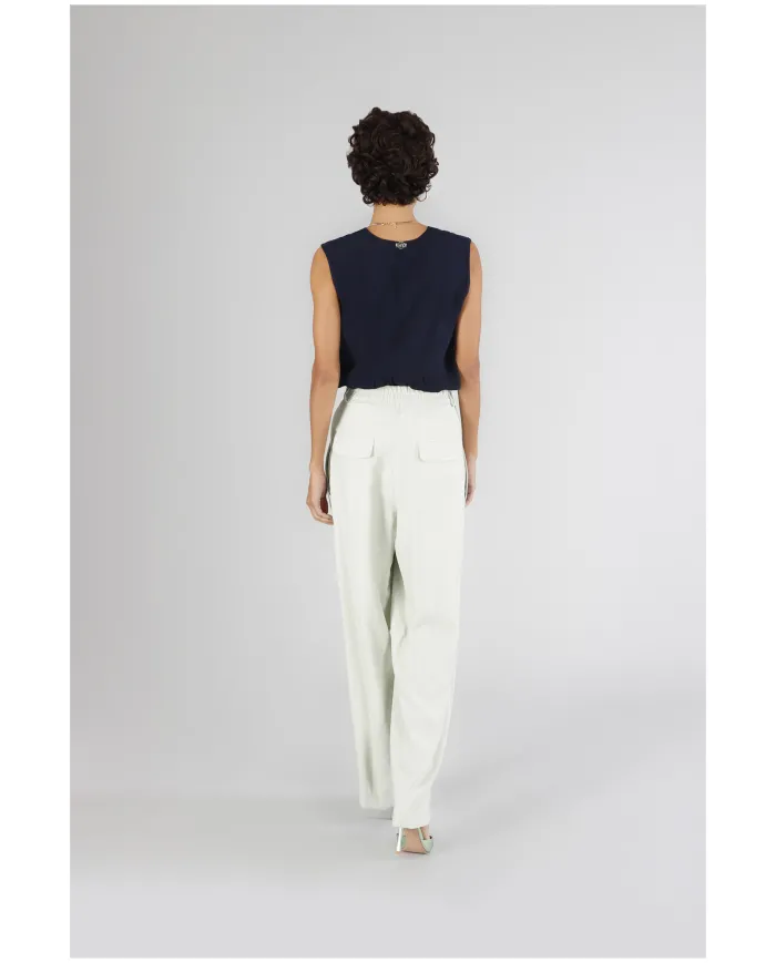 CafèNoir Pantalone Avorio - Glamour Calzature CafèNoir Pantalone Avorio - Glamour Calzature
