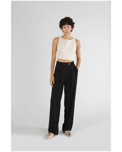 CafèNoir Pantalone Nero - Glamour Calzature CafèNoir Pantalone Nero - Glamour Calzature