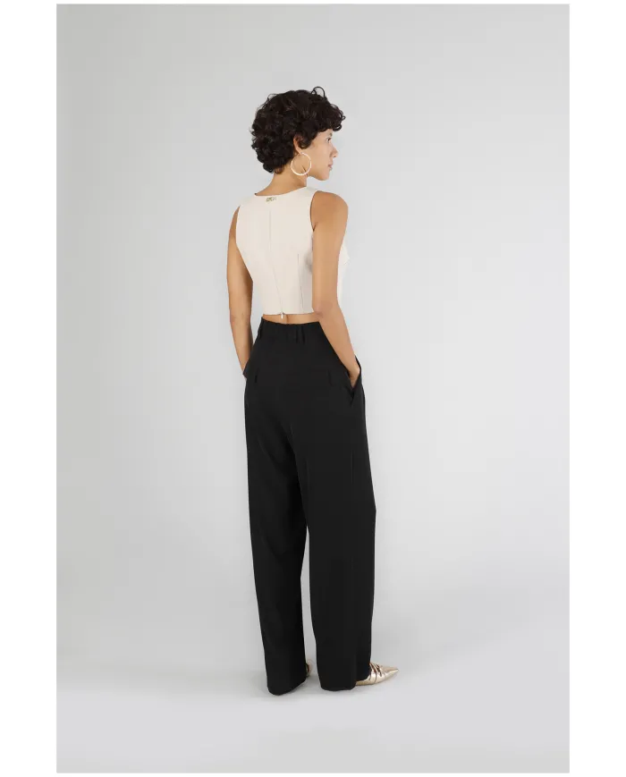 CafèNoir Pantalone Nero - Glamour Calzature CafèNoir Pantalone Nero - Glamour Calzature