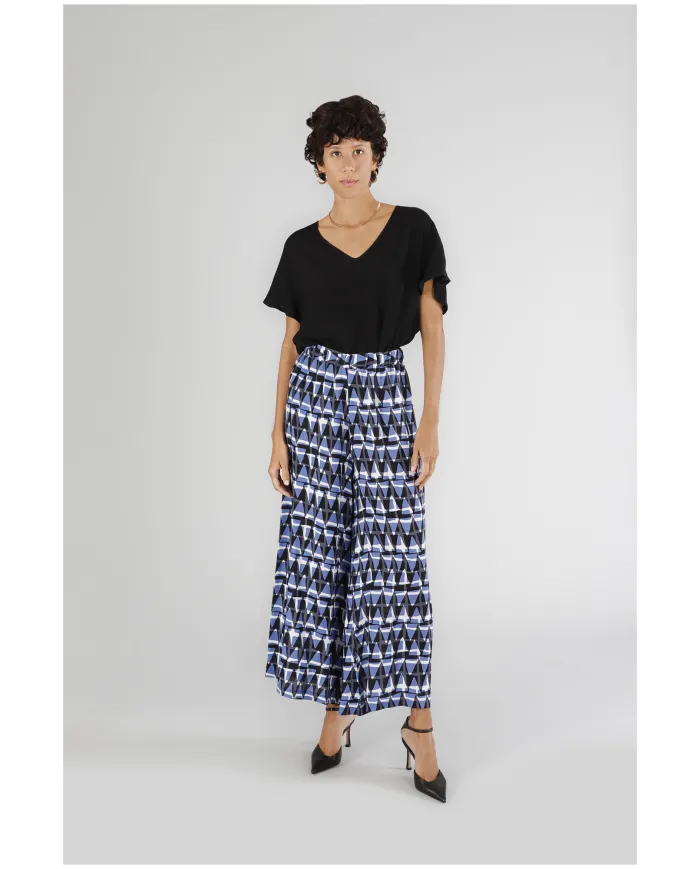 CafèNoir Pantalone Blu - Glamour Calzature CafèNoir Pantalone Blu - Glamour Calzature