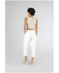 CafèNoir Pantalone Bianco - Glamour Calzature