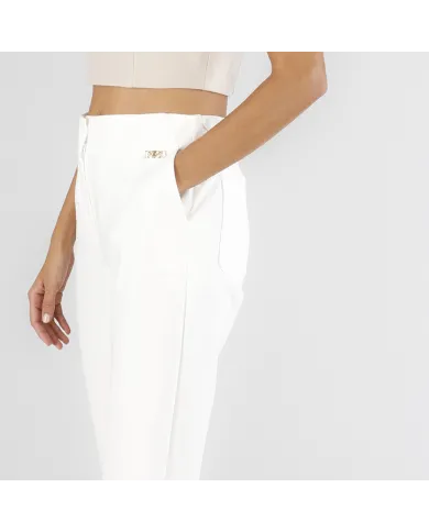 CafèNoir Pantalone Bianco - Glamour Calzature