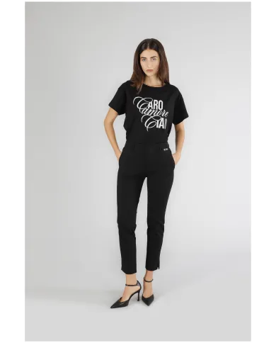 CafèNoir Pantalone Nero - Glamour Calzature CafèNoir Pantalone Nero - Glamour Calzature