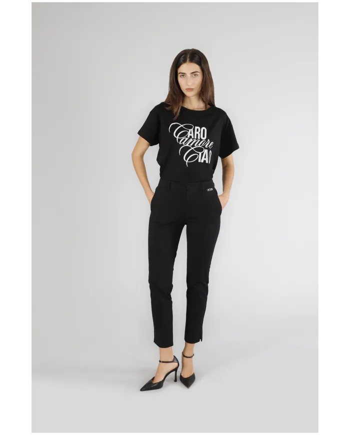 CafèNoir Pantalone Nero - Glamour Calzature CafèNoir Pantalone Nero - Glamour Calzature