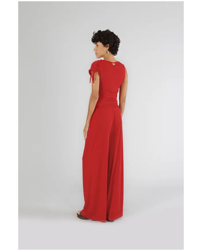CafèNoir Pantalone Rosso - Glamour Calzature CafèNoir Pantalone Rosso - Glamour Calzature