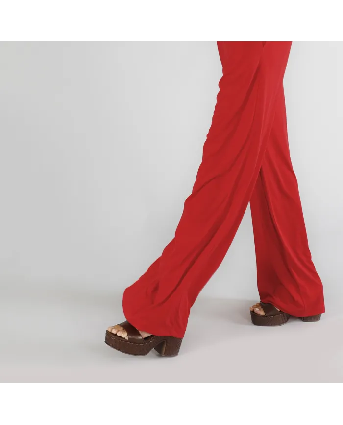 CafèNoir Pantalone Rosso - Glamour Calzature