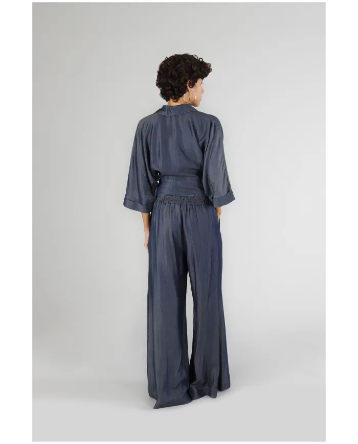 CafèNoir Pantalone Blu - Glamour Calzature CafèNoir Pantalone Blu - Glamour Calzature