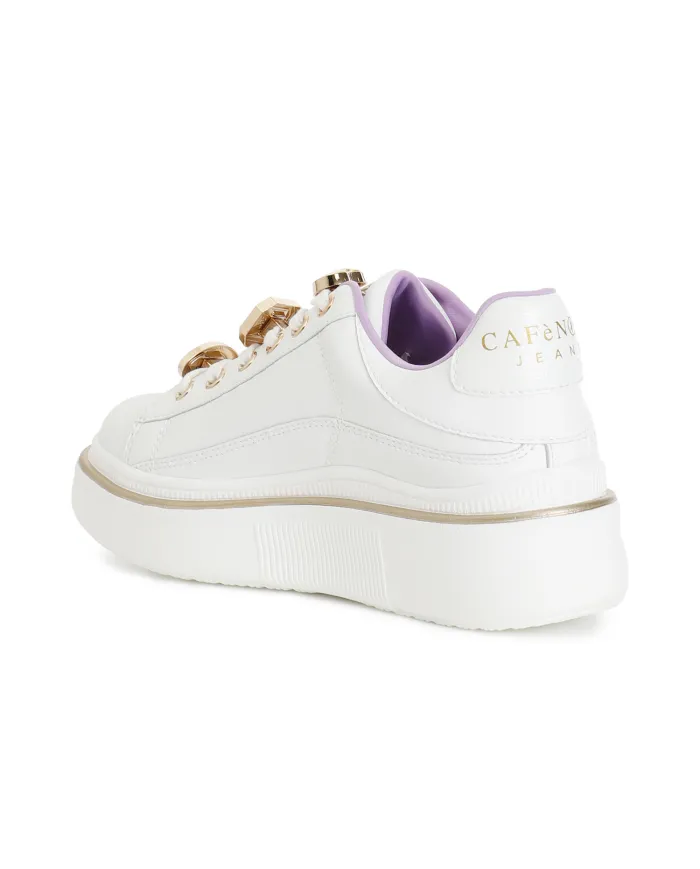 CafèNoir Sneakers Bianco - Glamour Calzature CafèNoir Sneakers Bianco - Glamour Calzature