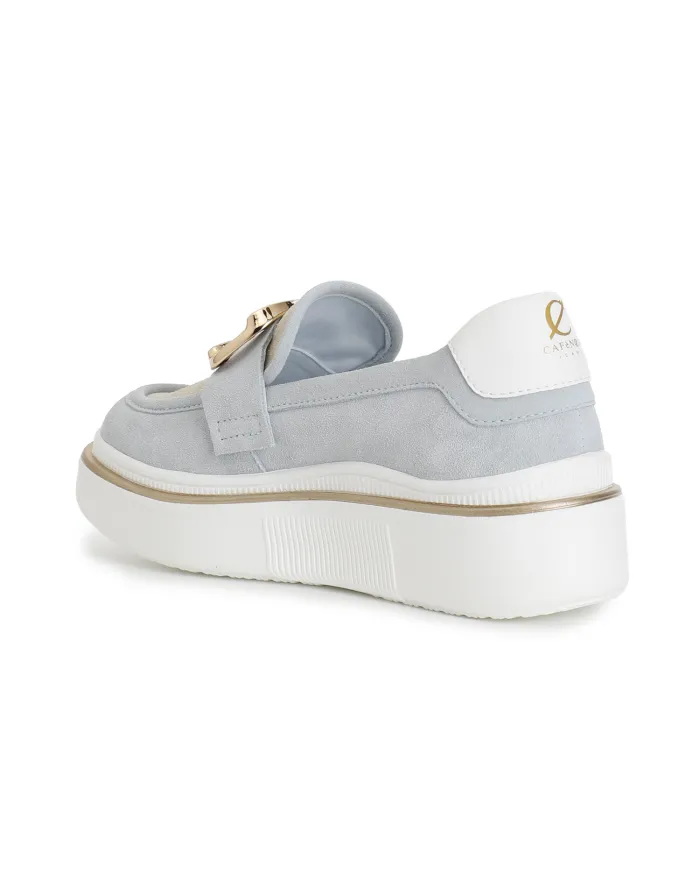 CafèNoir Mocassino Azzurro - Glamour Calzature