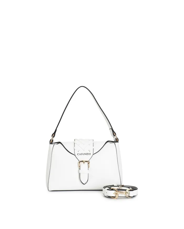 CafèNoir Tracolla Bianco - Glamour Calzature