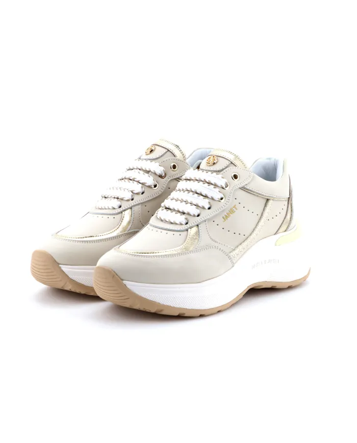 JANET&JANET Sneakers Beige - Glamour Calzature JANET&JANET Sneakers Beige - Glamour Calzature
