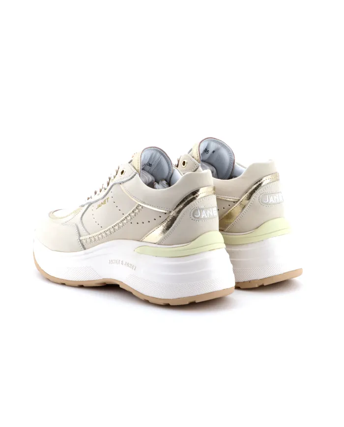 JANET&JANET Sneakers Beige - Glamour Calzature
