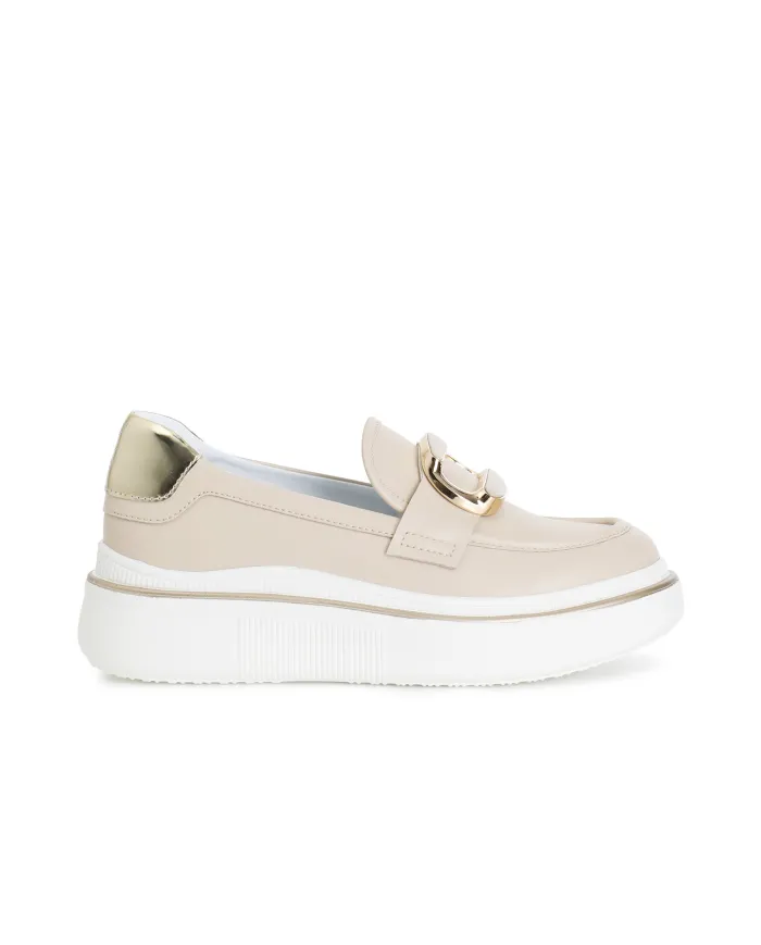 CafèNoir Mocassino Beige - Glamour Calzature CafèNoir Mocassino Beige - Glamour Calzature