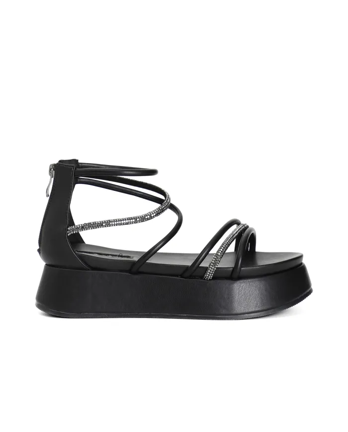 CafèNoir Sandalo Nero - Glamour Calzature