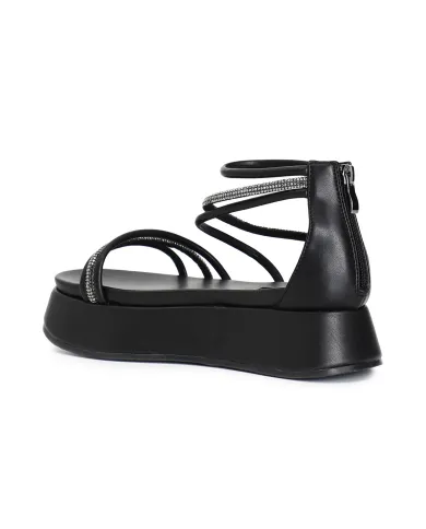 CafèNoir Sandalo Nero - Glamour Calzature CafèNoir Sandalo Nero - Glamour Calzature